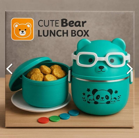 Cute korean Teddy Bear Lunch Box Thermoware Lunch Box Sets